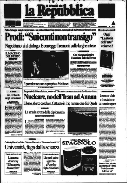 Il lunedì de La repubblica